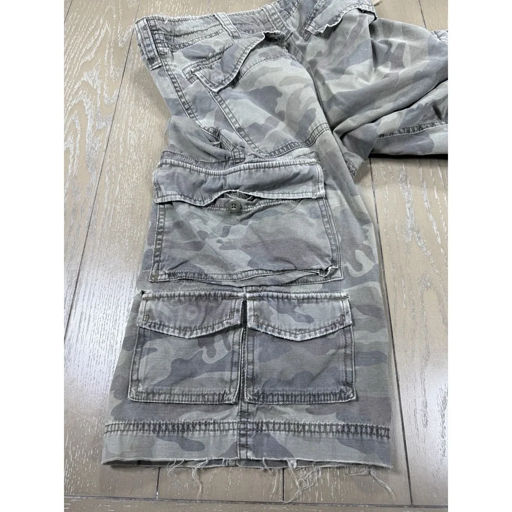 Vintage‎ JUICY COUTURE Men Camo Cargo Shorts Size 33 Y2K Retro Grunge